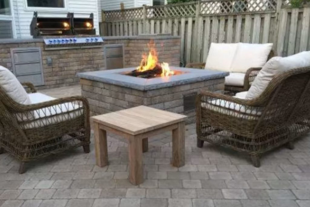 backyard landscaped